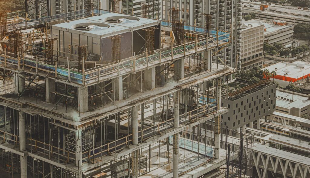 Large-scale infrastructure development, representative of concession-based investment projects
