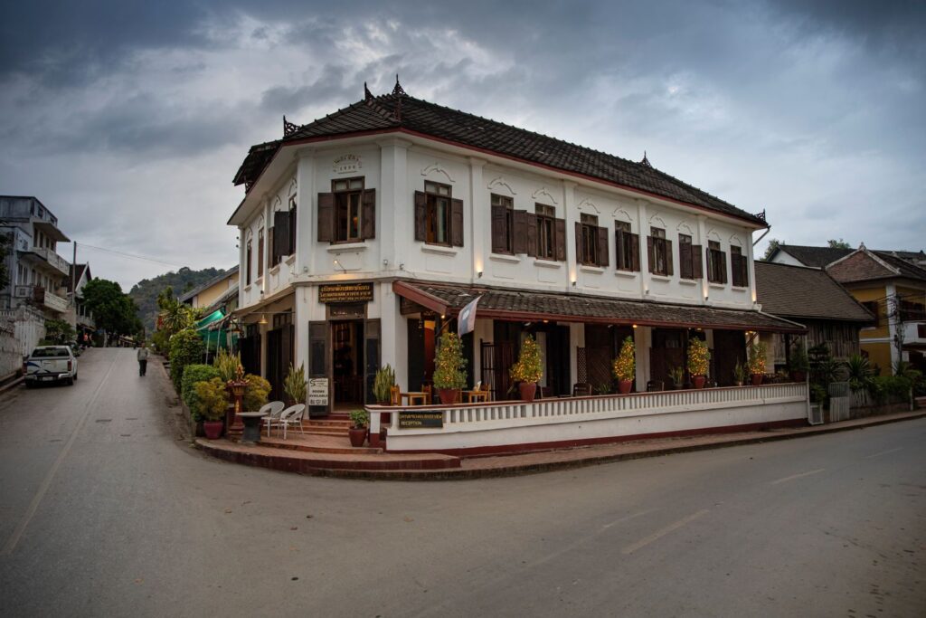 A heritage-style hotel in Luang Prabang, representative of hospitality investment opportunities in Laos