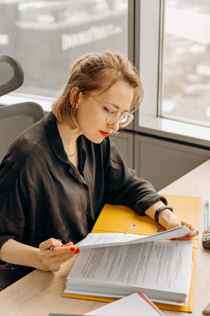 Careful line-by-line review of a legal document translation